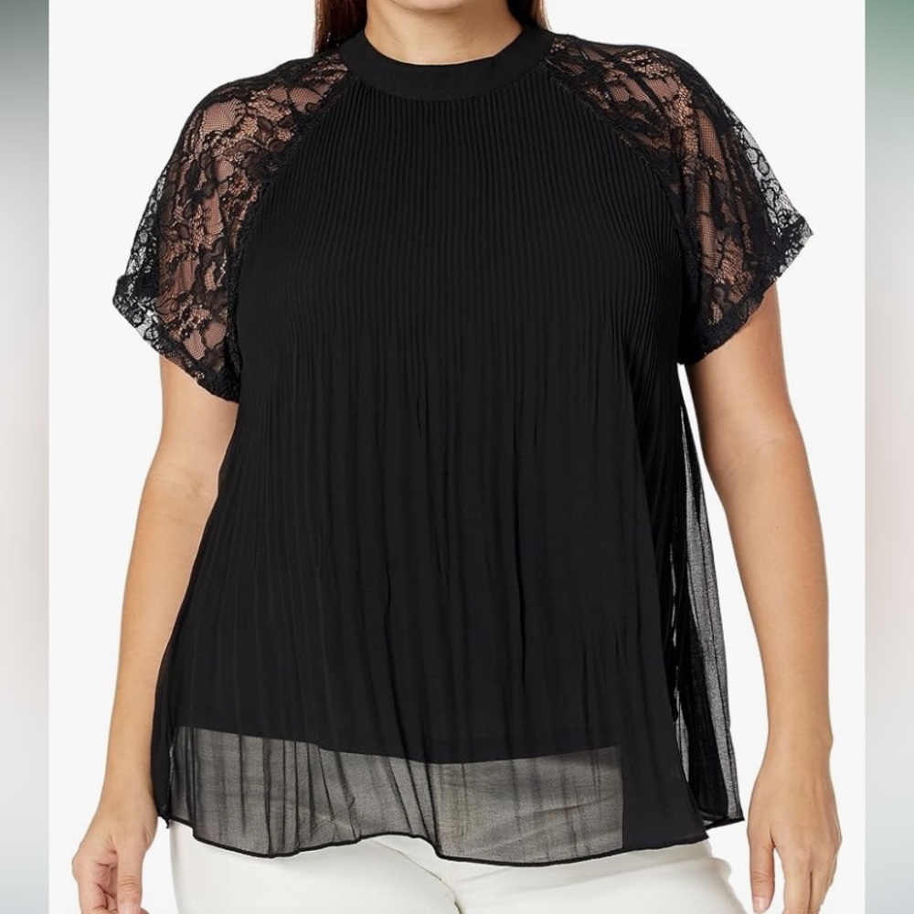 City Chic NWT Lace Cherish Top
